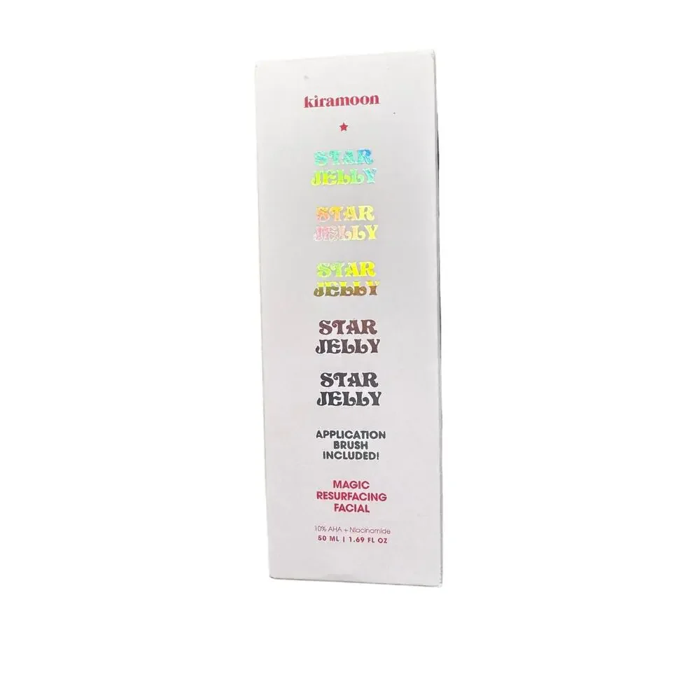 NWT Kiramoon Beauty Star Jelly Clear Magic Resurfacing Face Mask — 1.69fl.oz.